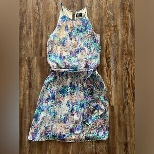 Guess floral halter dress
